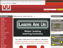 Tablet Screenshot of lasersareus.com